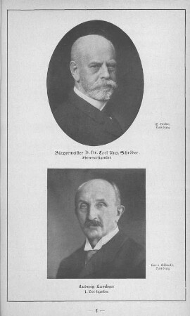Bürgermeister D. Dr. Carl Aug. Schröder / Ludwig Lambert