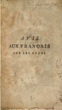 Advis Aux Francais Sur Les Clubs