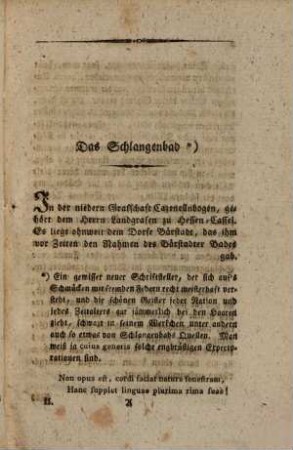 Gemeinnüziges Journal über die Gesundbrunnen und Bäder in Deutschland, 2. 1801