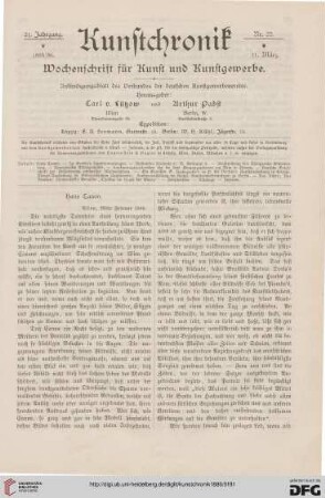 Heft 22 (11. März 1886)