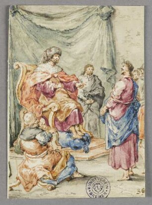 Christus vor Pilatus, Blatt 36 der Folge: "Leben Christi"