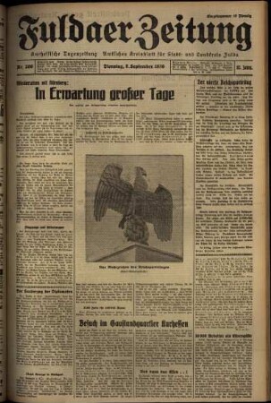 Ausgabe vom Dienstag, den 08. September 1936.