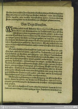 Von Begräbnussen
