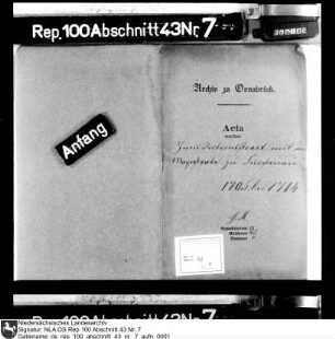 Jurisdiktionsstreit mit dem Magistrat zu Fürstenau