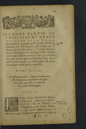 Livre second.