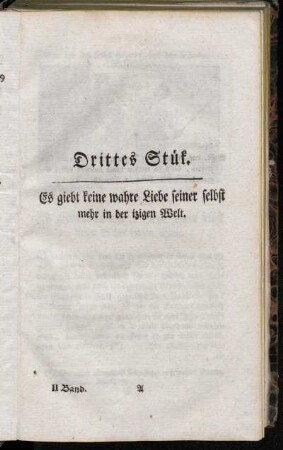 Drittes Stük.
