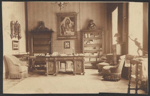 [Karl Lamprechts Arbeitszimmer]