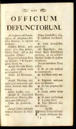 Officium Defunctorum