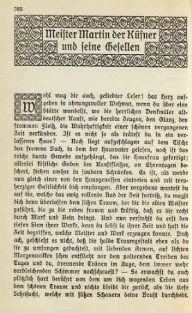 Meister Martin der Küfner und seine Gesellen