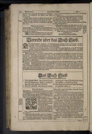 Vorrede über das Buch Hiob.