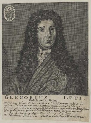 Bildnis des Gregorius Leti