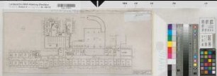 Arnsberg, Bezirksregierung, Hauptgebäude, Seibertzstr. 1, Altbau, 1. Obergeschoss, Grundriss