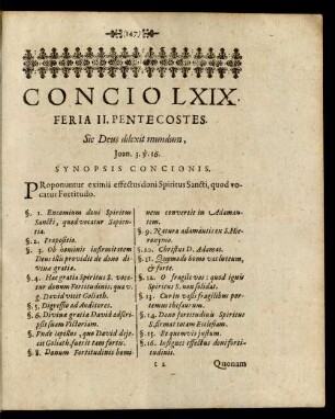 Concio LXIX. Feria II. Pentecostes.