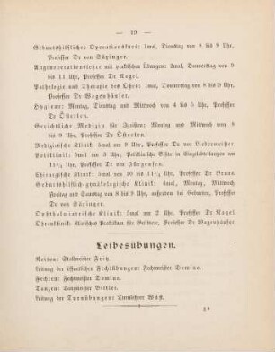 19, Leibesübungen