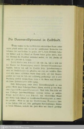 9. Die Baumwollspinnerei in Halbstadt