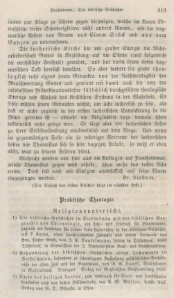 113-119 Praktische Theologie