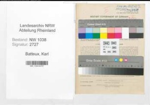 Entnazifizierung Karl Batteux , geb. 11.03.1902 (Baumeister)
