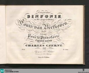 Deuxième Sinfonie en Ré majeur [D dur.] : Op. 36