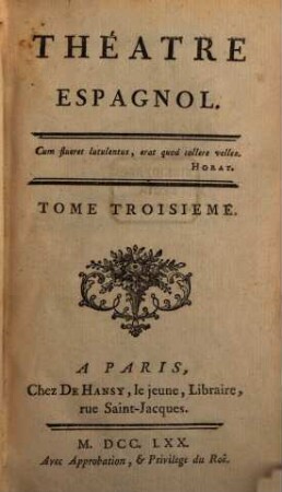 Théatre Espagnol, 3