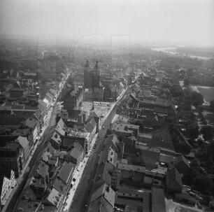 Altstadt von Wittenberg : Blickrichtung Osten