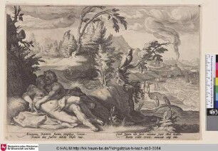 [Apollon und Koronis; Apollo and Coronis; Corvus betrapt het meisje Coronis]