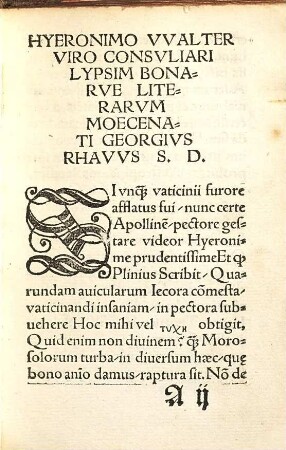 Enchiridion Mvsicae Mensvralis