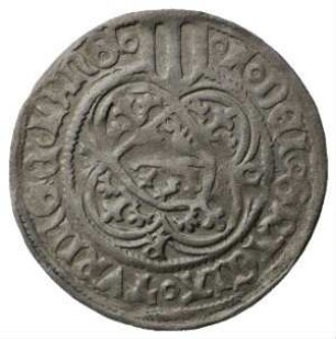 Münze, Judenkopfgroschen (Bärtichter Groschen), 1444 - 1456