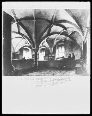 Berlin-Mitte, Altes Rathaus (Gerichtslaube), oberer Halle