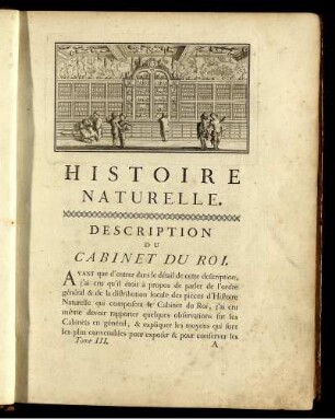 Description Du Cabinet Du Roi.