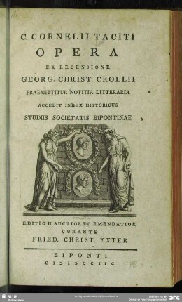 [1]: C. Cornelii Taciti Opera