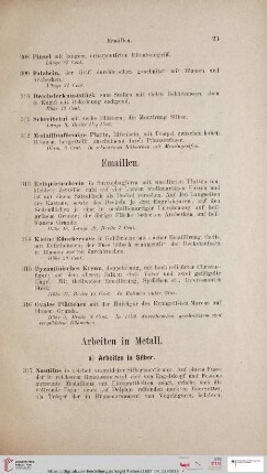 Emaillen (Nr. 313 - 316)
