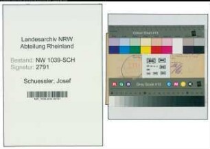 Entnazifizierung Josef Schuessler , geb. 13.05.1910 (Sparkassendirektor)