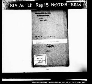 Die Genehmigung für den Dr. med. C. Bruns zur Niederlassung als praktischer Arzt in Leer