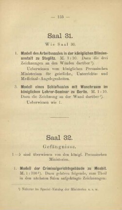 Saal 31. Wie Saal 30
