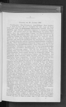 Sitzung am 28. Januar 1896.