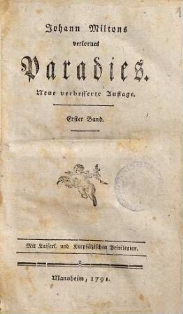 Johann Miltons verlornes Paradies, 1