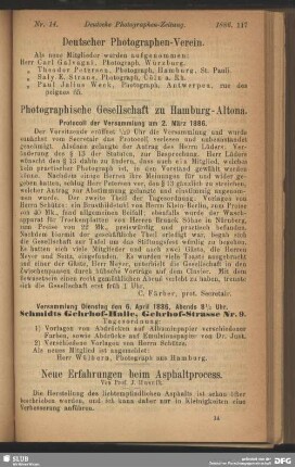 Neue Erfahrungen beim Asphaltprocess