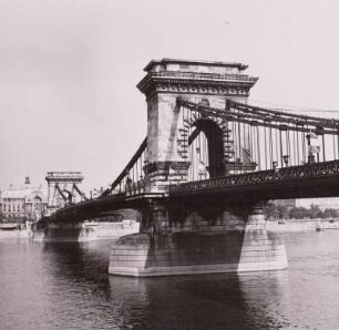 Ungarn, Budapest, Széchenyi-Kettenbrücke