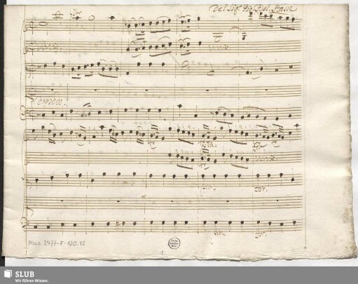 Leucippo. Excerpts - Mus.2477-F-120,12 : S, orch, bc