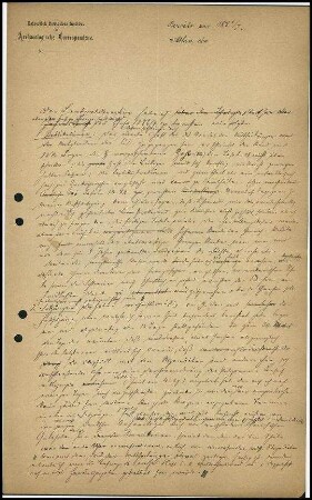 Jahresbericht 1886/1887 an die Zentraldirektion