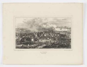 Lutzen, 2. Mai 1813, Blatt 2 der Folge "Album de 1831"