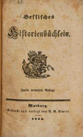 Hessisches Historienbuchlein