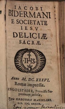 Deliciae sacrae