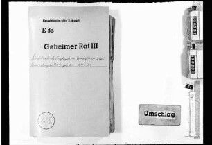 Landständische Angelegenheiten (C.17): Verhandlungen wegen Ausscheidung und Wiederherstellung des evangelischen Kirchenguts