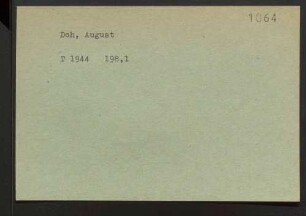 Doh, August