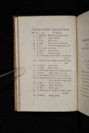 Variantes Lectiones.