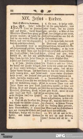 XIX. Jesus-Lieder.