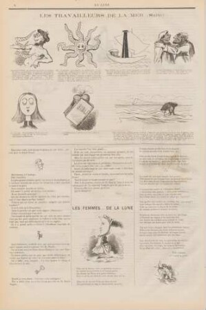 Les travailleurs de la mer (suite) Scènes lunaires et sublunaires Les femmes... de La Lune