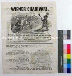 Österreichische satirische Zeitschrift Wiener Charivari, Nr. 103