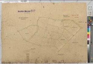 Beckum Ksp. u.Stadt (Beckum), Umlegung Beckum, Urkarte II Beckum, Stadt Planbl. 10